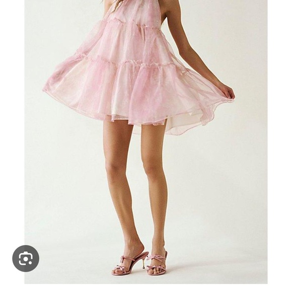 Free People Pink Mini Dress - Picture 4 of 5